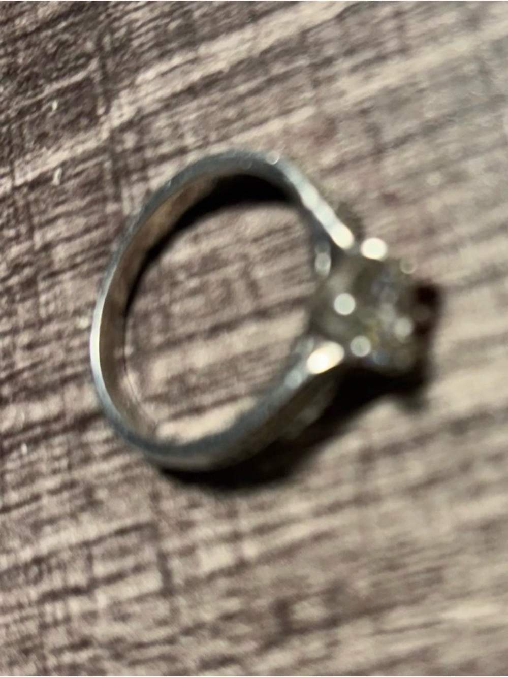 Classic Silver Solitaire Ring - Silver